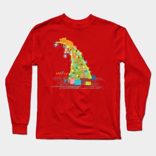 Merry Catmas Long Sleeve T-Shirt